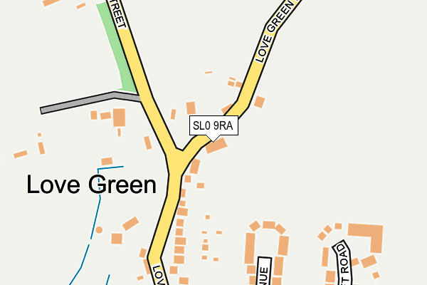 SL0 9RA map - OS OpenMap – Local (Ordnance Survey)