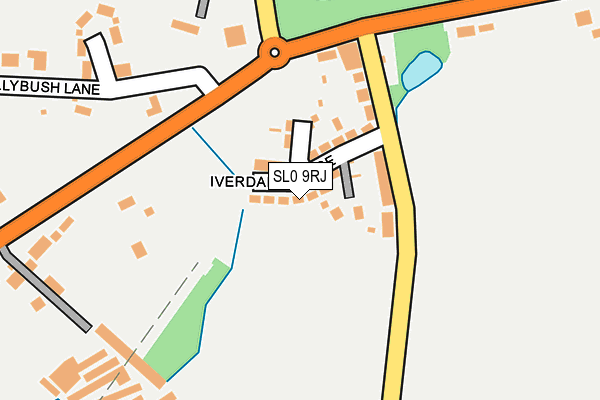 SL0 9RJ map - OS OpenMap – Local (Ordnance Survey)