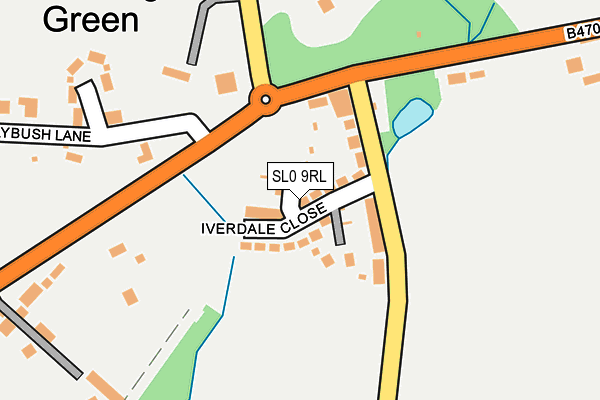SL0 9RL map - OS OpenMap – Local (Ordnance Survey)