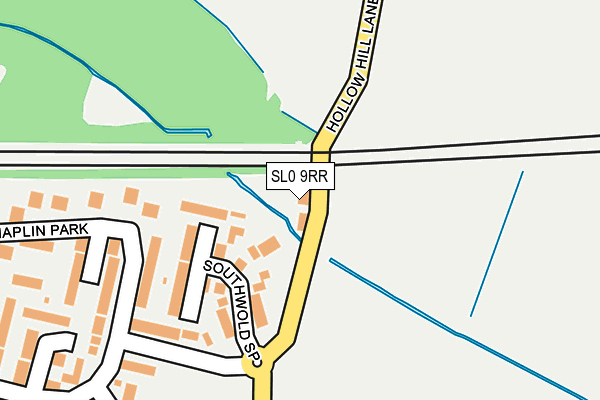 SL0 9RR map - OS OpenMap – Local (Ordnance Survey)