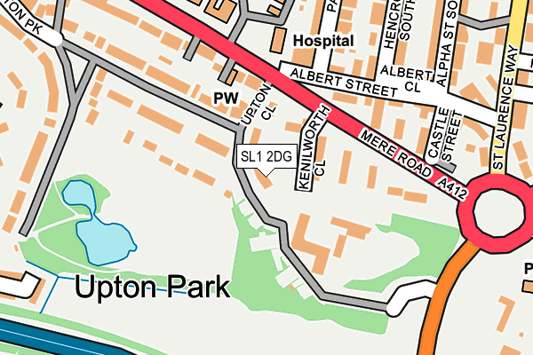 Map of 66 UPTON PARK MANAGEMENT LIMITED at local scale