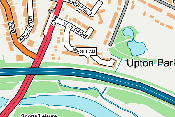 SL1 2JJ map - OS OpenMap – Local (Ordnance Survey)
