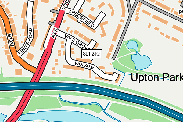SL1 2JQ map - OS OpenMap – Local (Ordnance Survey)