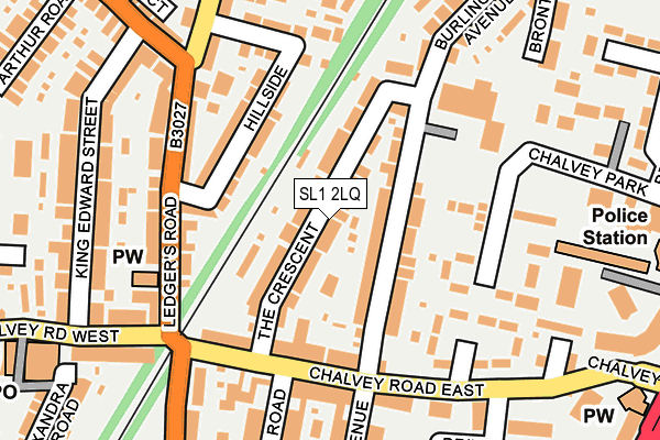 SL1 2LQ map - OS OpenMap – Local (Ordnance Survey)