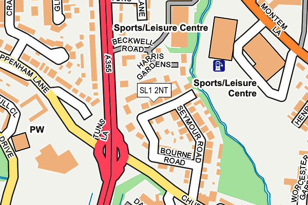 SL1 2NT map - OS OpenMap – Local (Ordnance Survey)