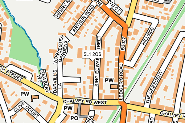 SL1 2QS map - OS OpenMap – Local (Ordnance Survey)