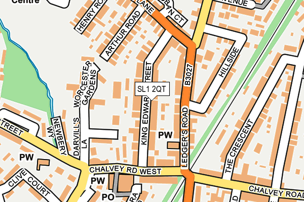 SL1 2QT map - OS OpenMap – Local (Ordnance Survey)