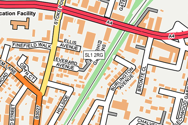 SL1 2RG map - OS OpenMap – Local (Ordnance Survey)