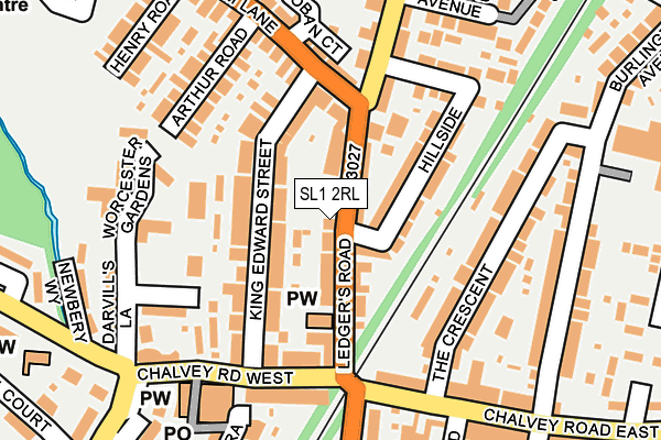 SL1 2RL map - OS OpenMap – Local (Ordnance Survey)
