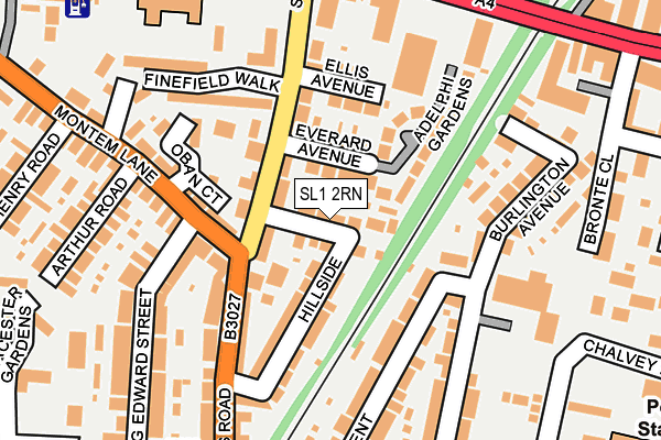 SL1 2RN map - OS OpenMap – Local (Ordnance Survey)