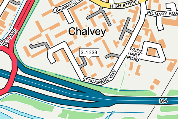 SL1 2SB map - OS OpenMap – Local (Ordnance Survey)