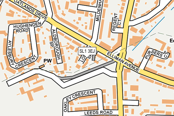 SL1 3EJ map - OS OpenMap – Local (Ordnance Survey)