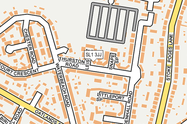 SL1 3JJ map - OS OpenMap – Local (Ordnance Survey)