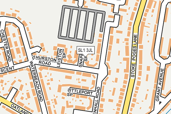 SL1 3JL map - OS OpenMap – Local (Ordnance Survey)