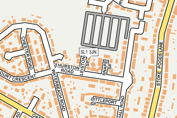 SL1 3JN map - OS OpenMap – Local (Ordnance Survey)