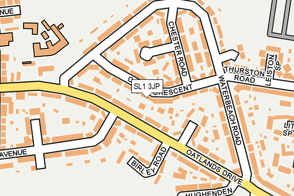 SL1 3JP map - OS OpenMap – Local (Ordnance Survey)
