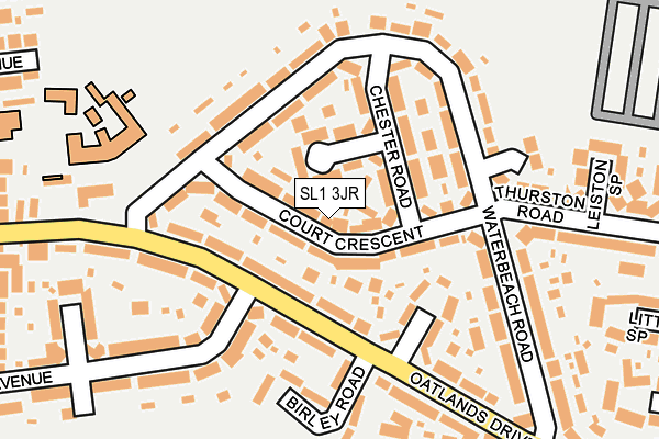 SL1 3JR map - OS OpenMap – Local (Ordnance Survey)