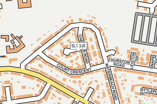SL1 3JS map - OS OpenMap – Local (Ordnance Survey)