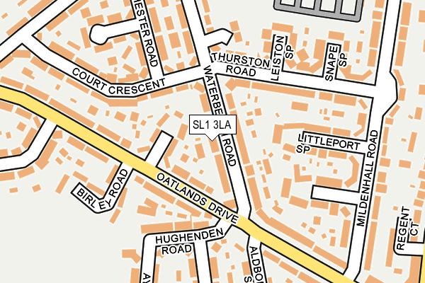 SL1 3LA map - OS OpenMap – Local (Ordnance Survey)