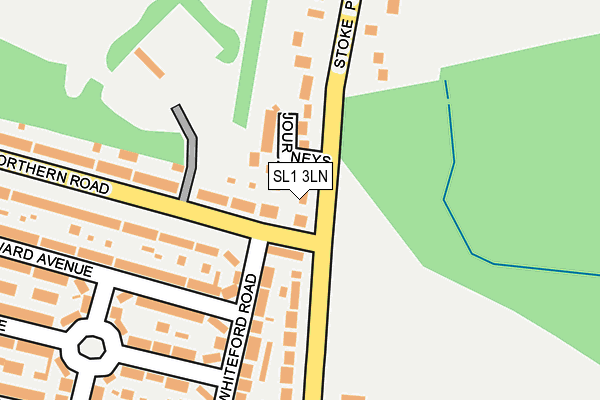 SL1 3LN map - OS OpenMap – Local (Ordnance Survey)