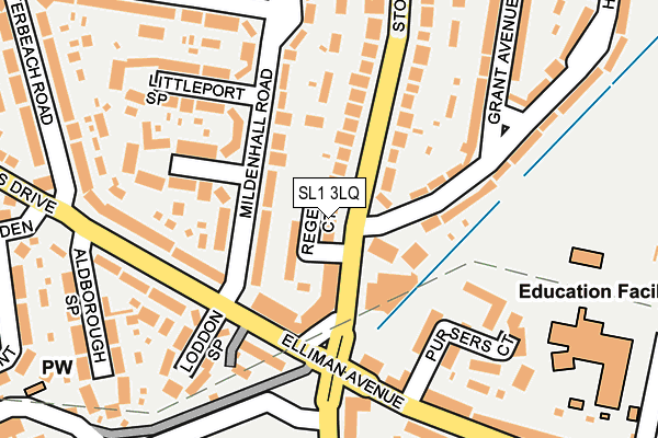SL1 3LQ map - OS OpenMap – Local (Ordnance Survey)