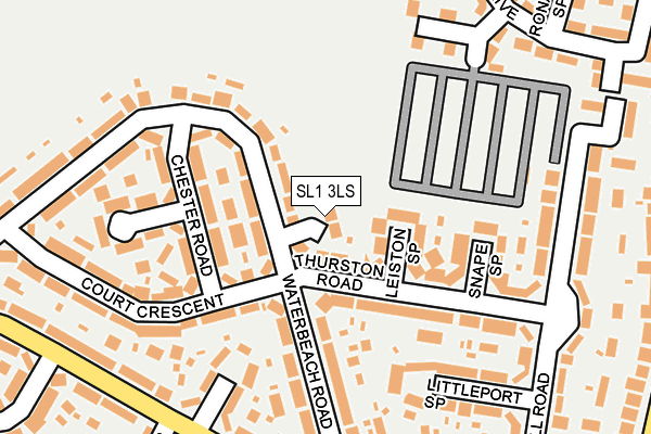 SL1 3LS map - OS OpenMap – Local (Ordnance Survey)