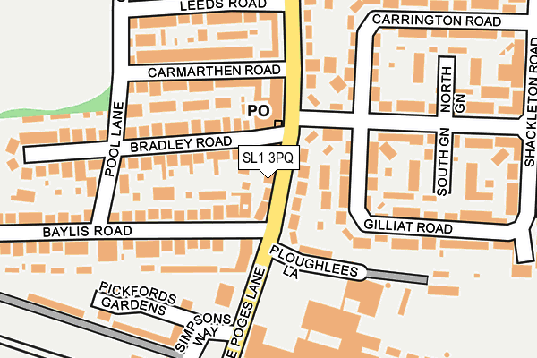Map of BROTHERS PAN CORNER LTD at local scale