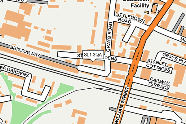 SL1 3QA map - OS OpenMap – Local (Ordnance Survey)