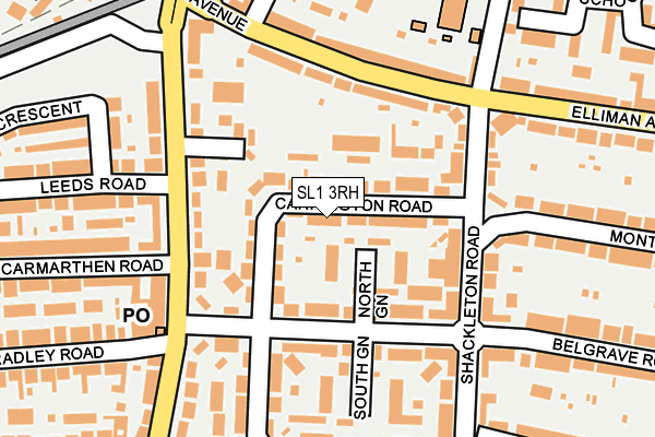 SL1 3RH map - OS OpenMap – Local (Ordnance Survey)