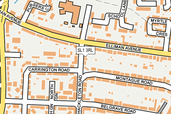 SL1 3RL map - OS OpenMap – Local (Ordnance Survey)