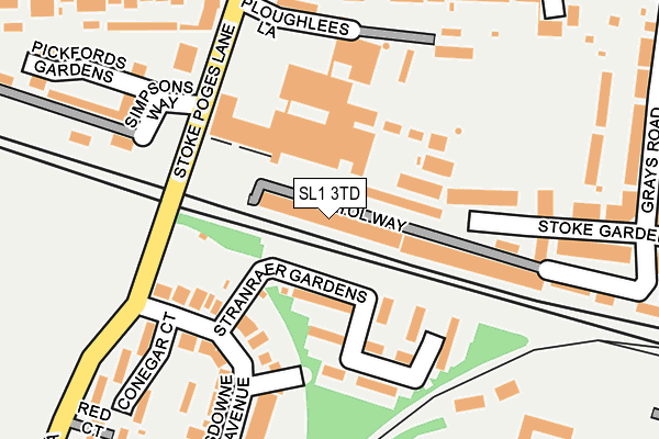 Map of M. J. HICKEY (PLANT HIRE) LIMITED at local scale