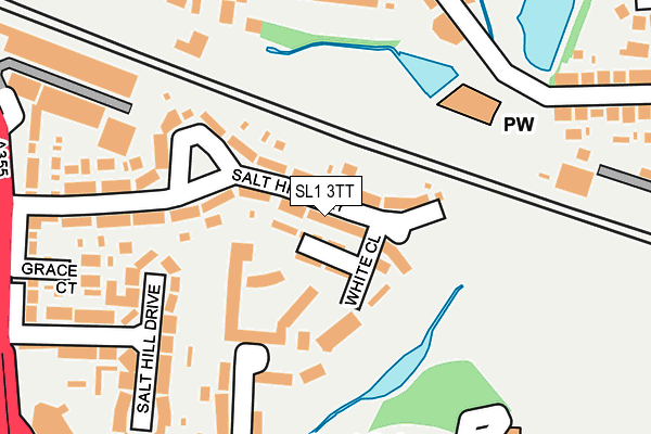 SL1 3TT map - OS OpenMap – Local (Ordnance Survey)