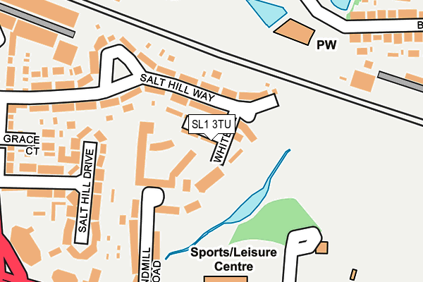 SL1 3TU map - OS OpenMap – Local (Ordnance Survey)