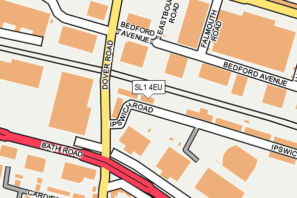 SL1 4EU map - OS OpenMap – Local (Ordnance Survey)