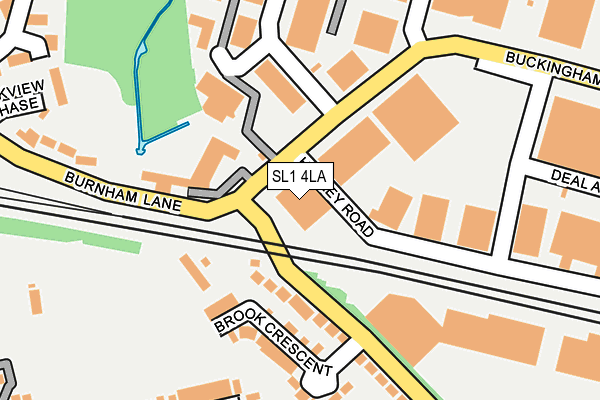 SL1 4LA map - OS OpenMap – Local (Ordnance Survey)