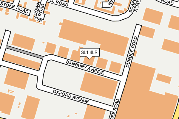 SL1 4LR map - OS OpenMap – Local (Ordnance Survey)