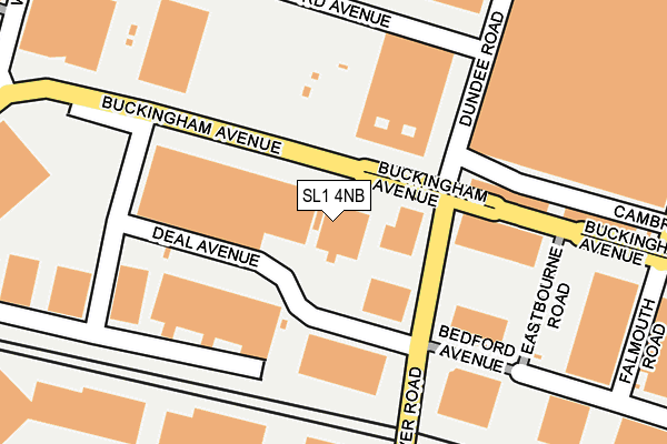 SL1 4NB map - OS OpenMap – Local (Ordnance Survey)