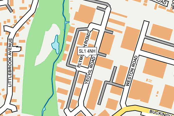 SL1 4NH map - OS OpenMap – Local (Ordnance Survey)