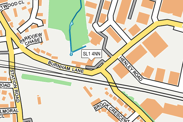 SL1 4NN map - OS OpenMap – Local (Ordnance Survey)
