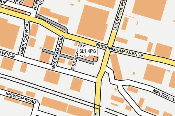 SL1 4PG map - OS OpenMap – Local (Ordnance Survey)