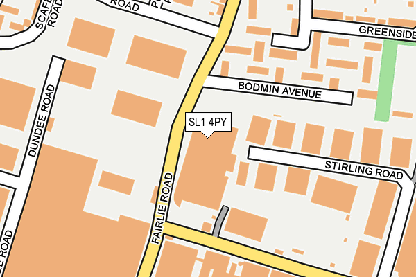 SL1 4PY map - OS OpenMap – Local (Ordnance Survey)