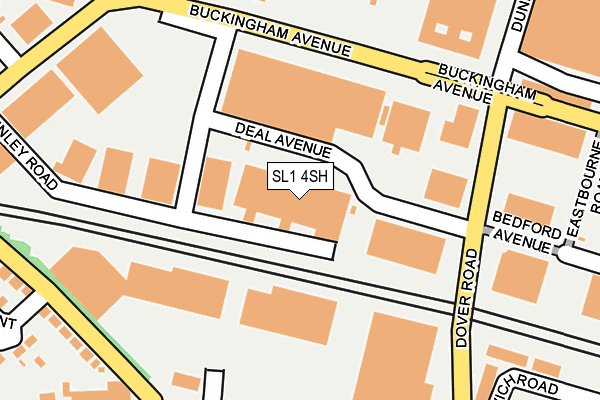 SL1 4SH map - OS OpenMap – Local (Ordnance Survey)