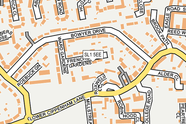 SL1 5EE map - OS OpenMap – Local (Ordnance Survey)