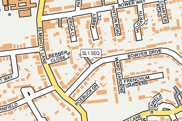 SL1 5EQ map - OS OpenMap – Local (Ordnance Survey)