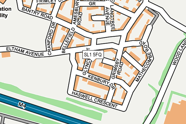 SL1 5FQ map - OS OpenMap – Local (Ordnance Survey)