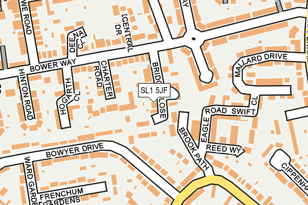 SL1 5JF map - OS OpenMap – Local (Ordnance Survey)