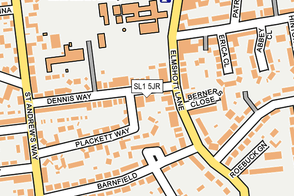 SL1 5JR map - OS OpenMap – Local (Ordnance Survey)