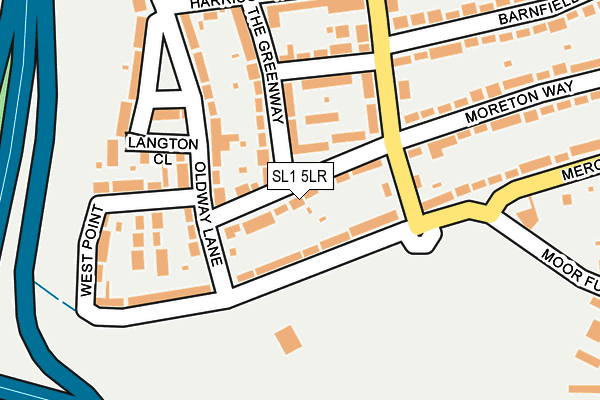 SL1 5LR map - OS OpenMap – Local (Ordnance Survey)