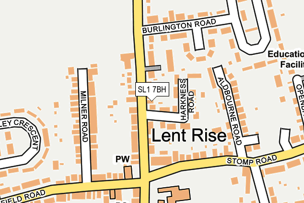 SL1 7BH map - OS OpenMap – Local (Ordnance Survey)