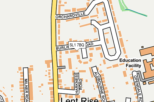 SL1 7BQ map - OS OpenMap – Local (Ordnance Survey)